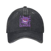 Dark Pokemon summer caps with Gengar and other motifs