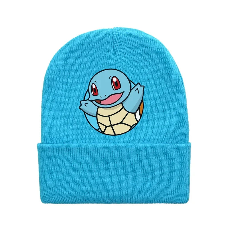 Colorful children's winter Pikachu and Pokemon hats