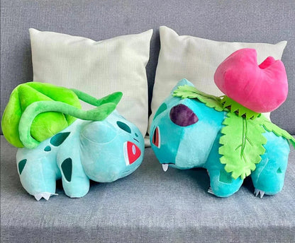 Bulbasaur Bulbasaur, Bisaflor Venusaur or Bisaknosp Ivysaur Pokemon cuddly toys (approx. 25cm to 30cm)