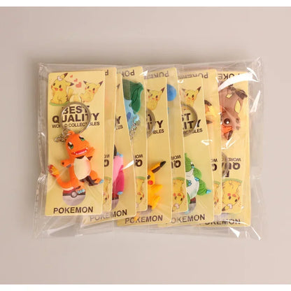 10 pcs. Pokemon keychains in a value set