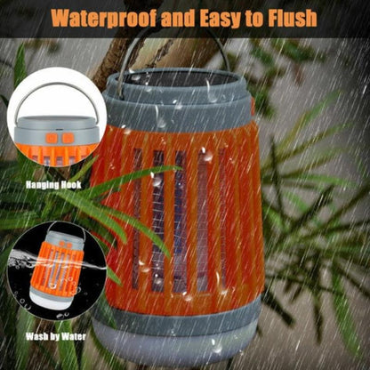 Solar Anti Mosquito Light Outdoor Zapper USB Rechargeable