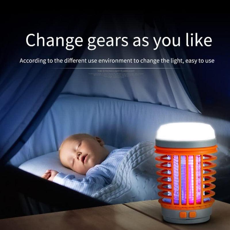 Solar Anti Mosquito Light Outdoor Zapper USB Rechargeable