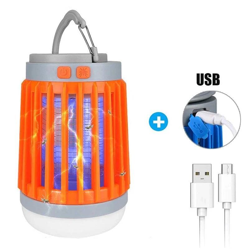 Solar Anti Mosquito Light Outdoor Zapper USB Rechargeable