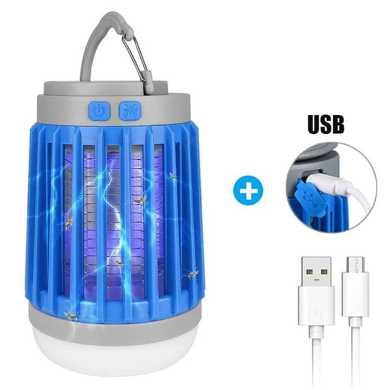 Solar Anti Mosquito Light Outdoor Zapper USB Rechargeable