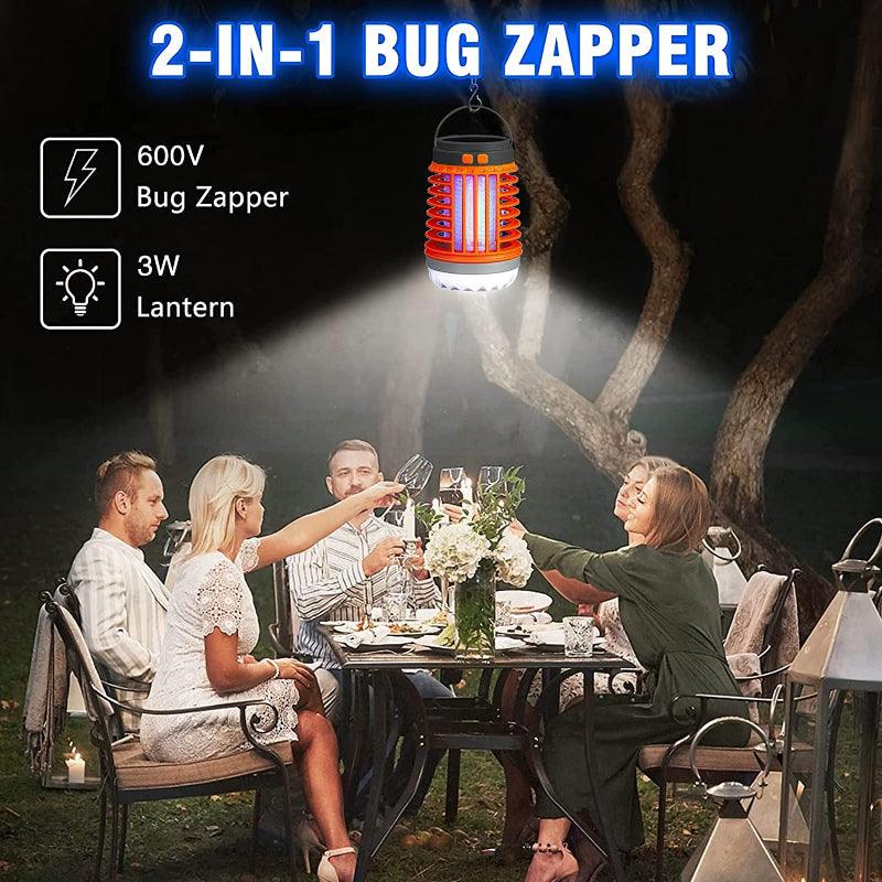 Solar Anti Mosquito Light Outdoor Zapper USB Rechargeable