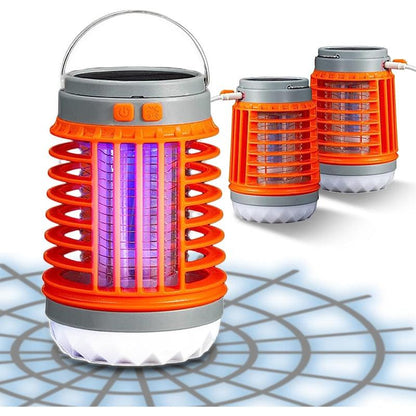 Solar Anti Mosquito Light Outdoor Zapper USB Rechargeable