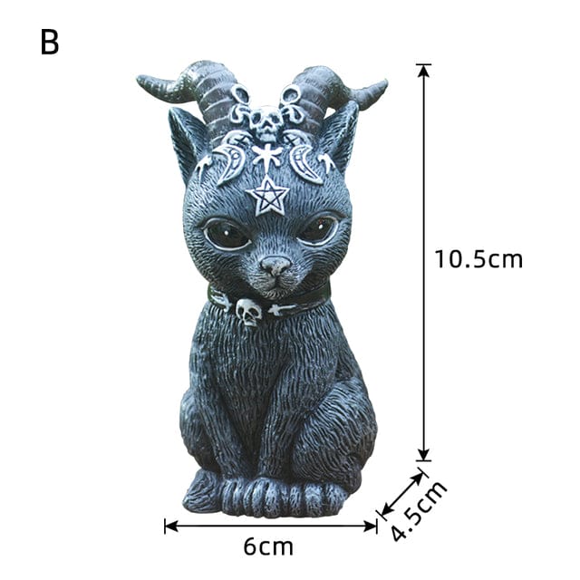 Halloween Cute and Scary Cat Decoration