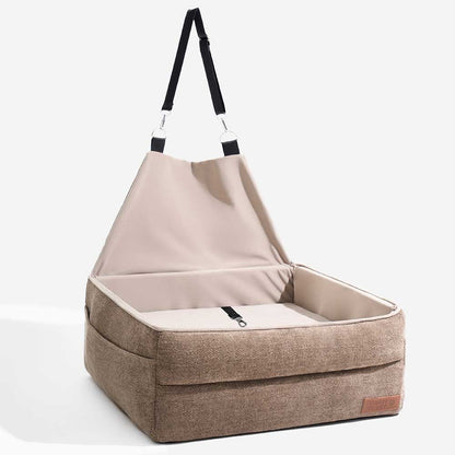 Travel Safety Seat Thickened Elevated Dog Car Seat Bed