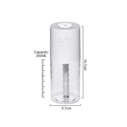 Wireless Car Air Humidifier Diffuser With Colorful LED