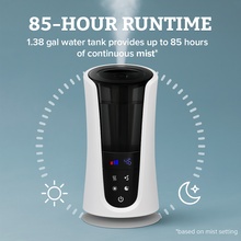 Deluxe Warm And Cool Mist Ultrasonic Humidifier