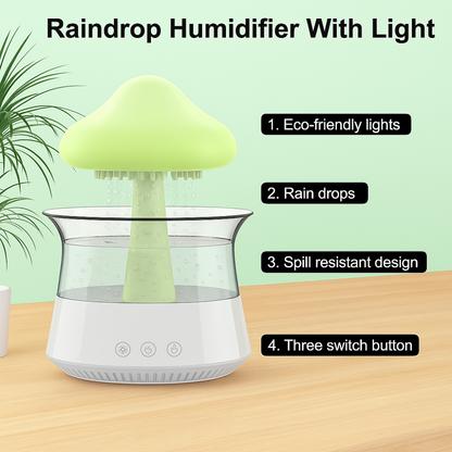 Rain Cloud Humidifier With Water Drip And Rain Sounds