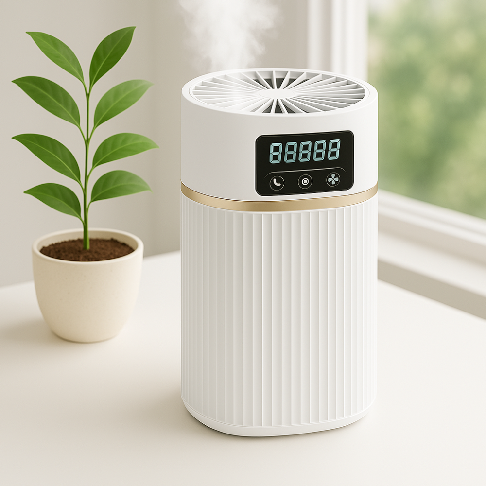 1 Point 1L Cool Mist Humidifier With Quiet Night Light Function