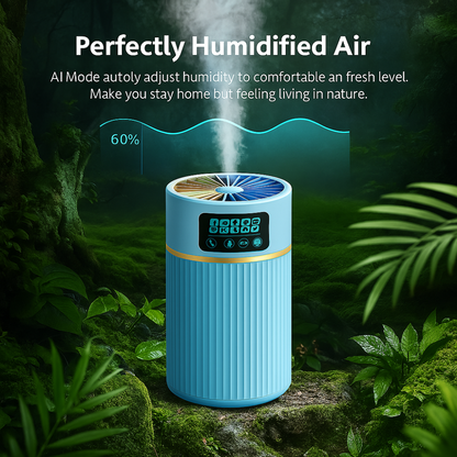1 Point 1L Cool Mist Humidifier With Quiet Night Light Function