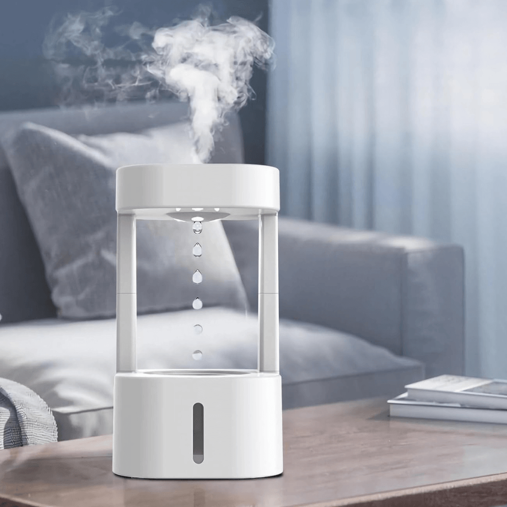 Anti Gravity Humidifier With Optical Illusion Cool Mist Diffuser
