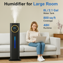2 Point 1 Gal Top Fill Cool Mist Humidifiers For Home