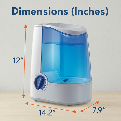 Warm Mist Humidifier 1-Gallon