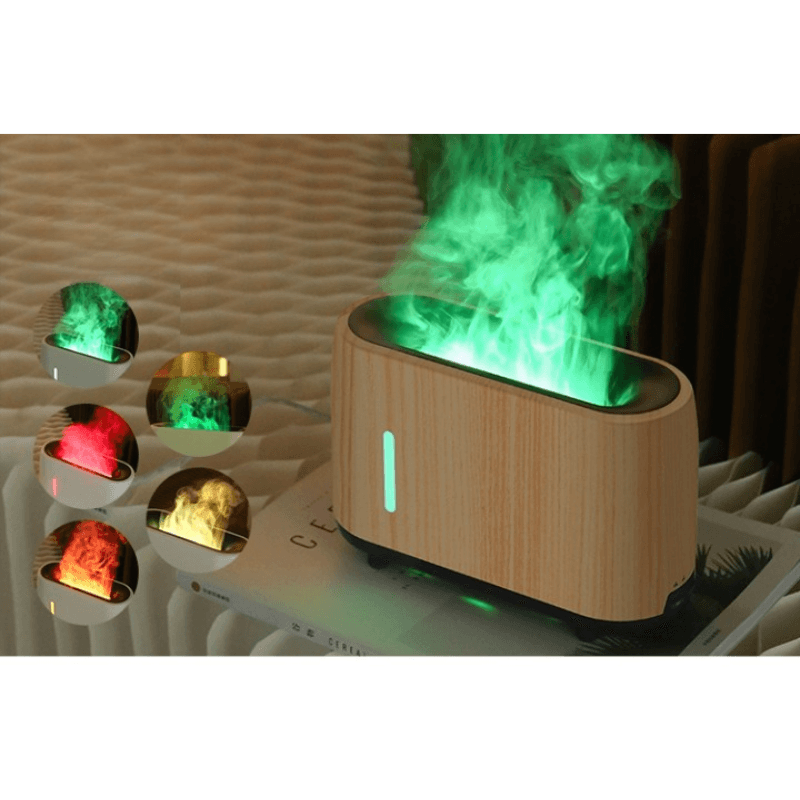 Flame Air Humidifier With Timer And Remote Control