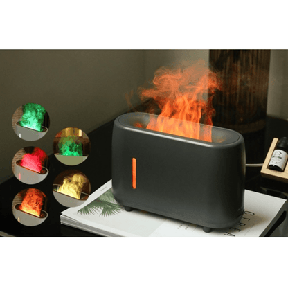 Flame Air Humidifier With Timer And Remote Control