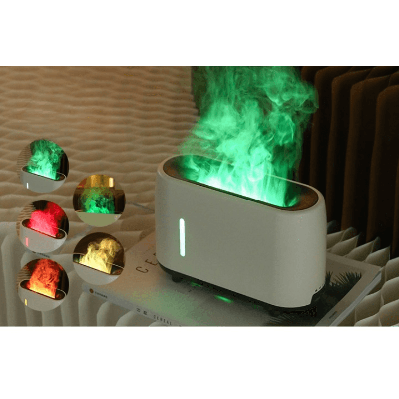 Flame Air Humidifier With Timer And Remote Control