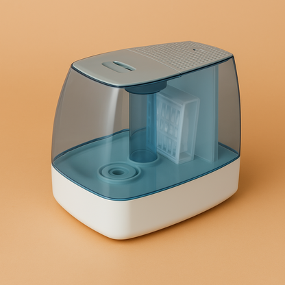 Equate 1 Point 1 Gallon Invisible Cool Mist Humidifier