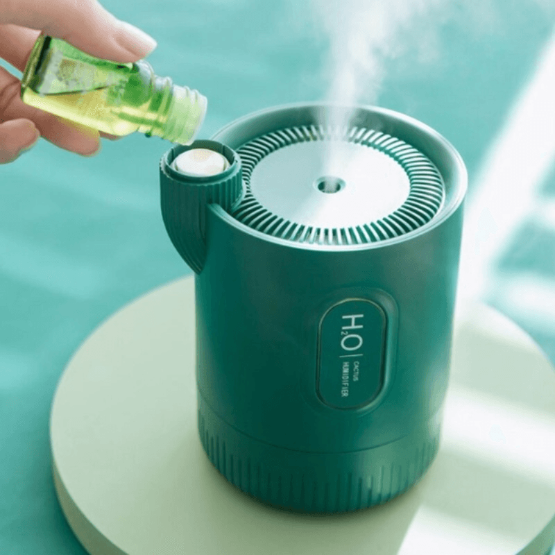 Portable  Air Humidifier With Ultrasonic Cactus Battery 330ml