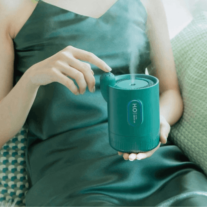 Portable  Air Humidifier With Ultrasonic Cactus Battery 330ml