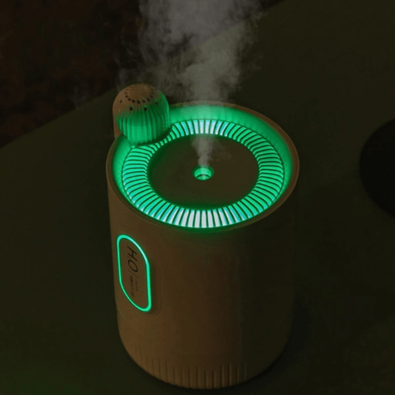 Portable  Air Humidifier With Ultrasonic Cactus Battery 330ml