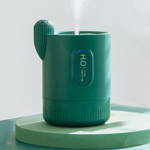 Portable  Air Humidifier With Ultrasonic Cactus Battery 330ml