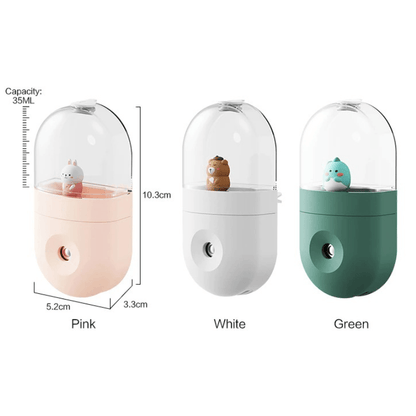 Cartoon Doll Car Humidifier With Wireless Aromatherapy Diffuser