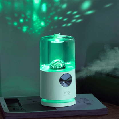 Automatic Rotary Air Humidifier With Wireless Charging Aromatherapy
