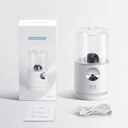 Automatic Rotary Air Humidifier With Wireless Charging Aromatherapy