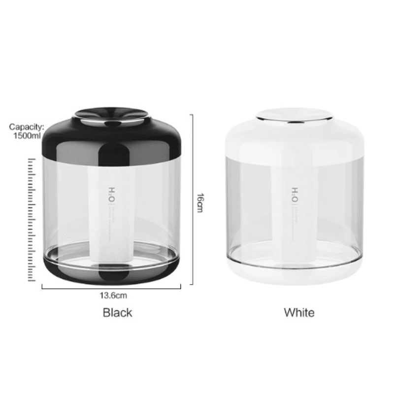 1.5L Portable Rechargeable Air Humidifier With Aroma Aromatherapy