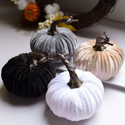 Punkin Mini Velvet Halloween Pumpkins