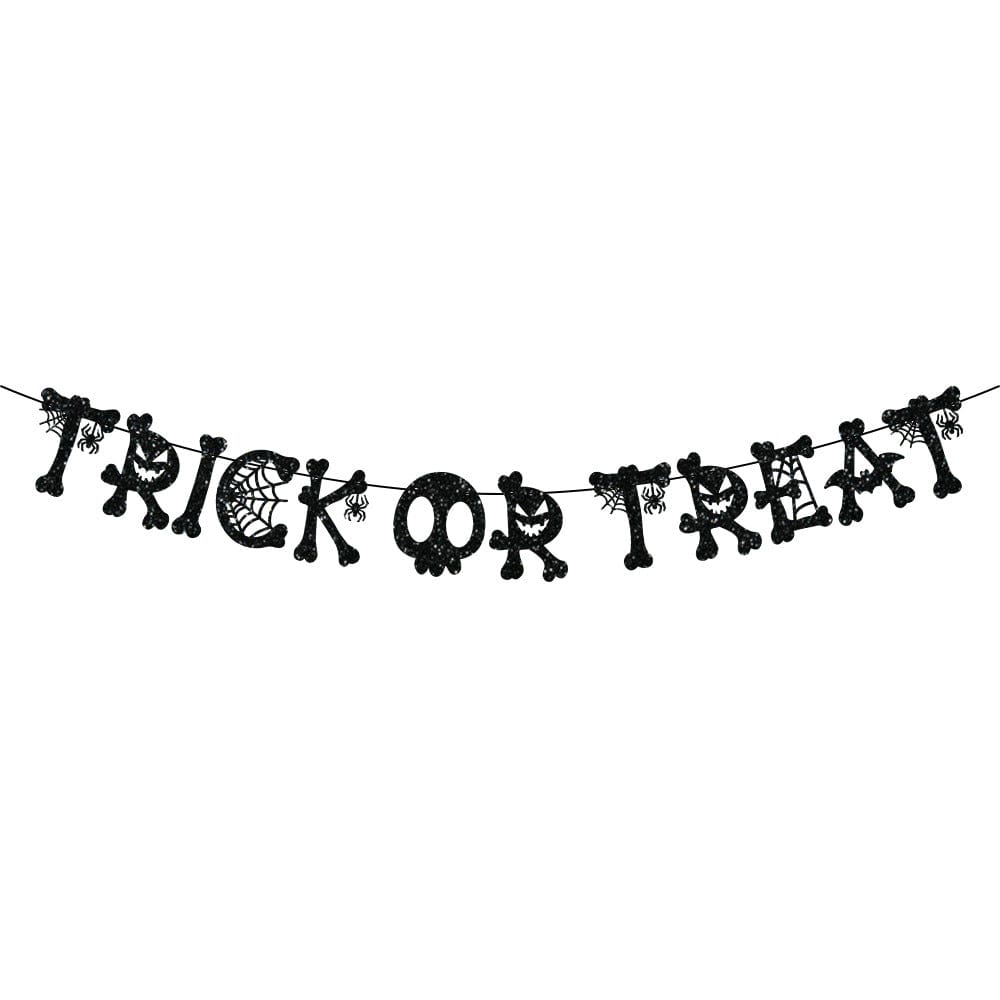 Greetreat Set of 3 Happy Halloween Trick or Treat Banners