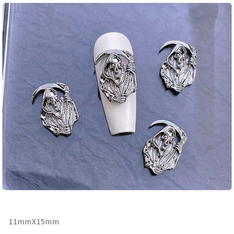 Gothastic 3D Gothic Halloween Nail Charms – Pack of 10