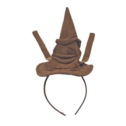 Sortband Halloween Witch Hat Headband