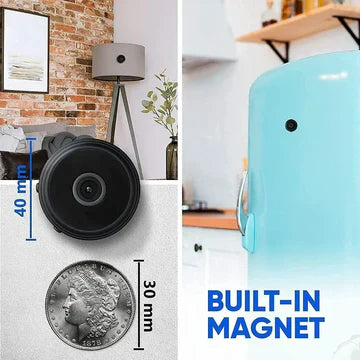 Mini Wireless Magnetic Camera, Live Audio & Video Monitoring in Real Time