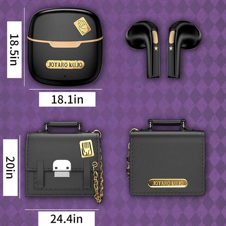 Anime JoJo's Bizarre Adventure Kujo Jotaro Earphone Wireless Bluetooth Headset (Limit Time Offer !!)