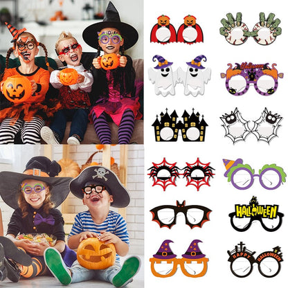Partyboo Halloween Party Paper Glasses – Set of 6/12