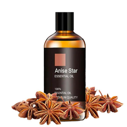 Anise Star Essential Oil 100ml Natural Extract With Dropper