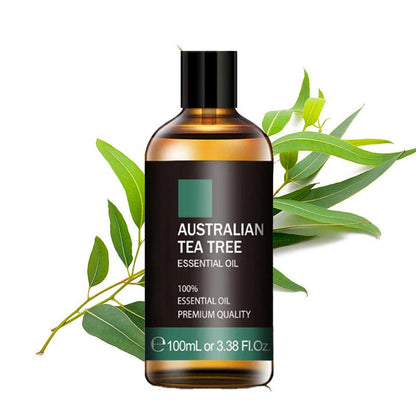 Tea Tree Essential Oil 100ml Natural Plant Extract With Dropper