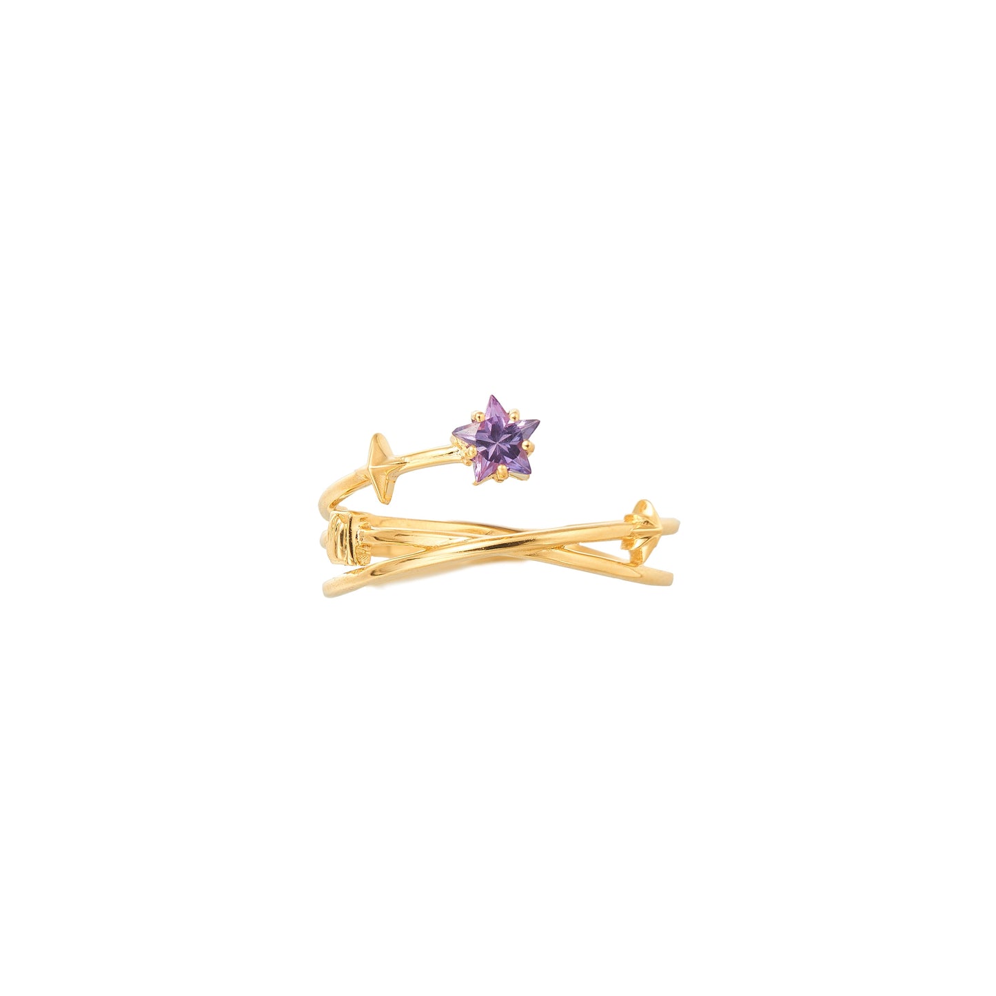 JOJO‘s 18k Gold Natural Star Sapphire Ring