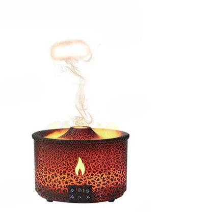 Volcanic Flame Aroma Diffuser – Quiet and Efficient Humidifier