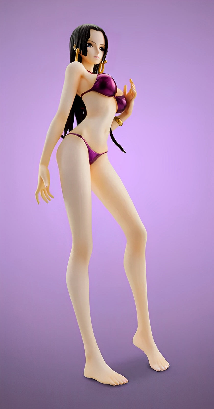 Figurine One Piece - Boa Hancock P.O.P Megahouse Ver. Purple Édition Limitée