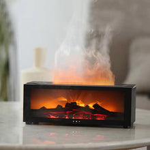 Fireplace Air Humidifier With Ambient Lighting