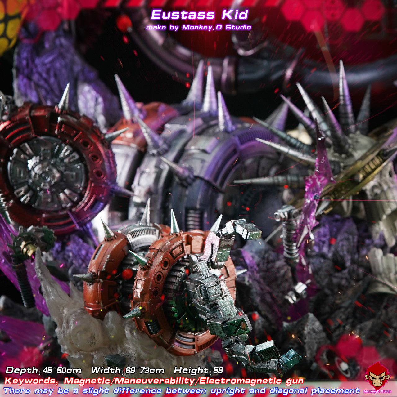 One Piece- Eustass Kid | 1:6 Resin Statue | by Monkey D Studio