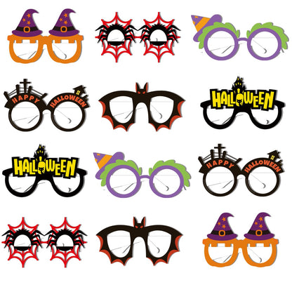 Partyboo Halloween Party Paper Glasses – Set of 6/12