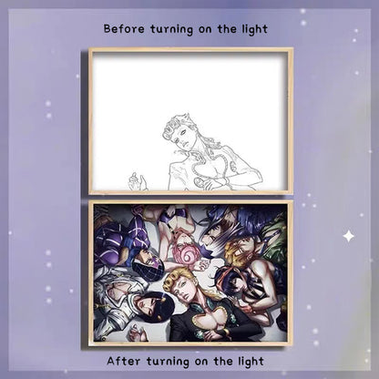 JoJo's Bizarre Adventure Decorative Painting Night Light