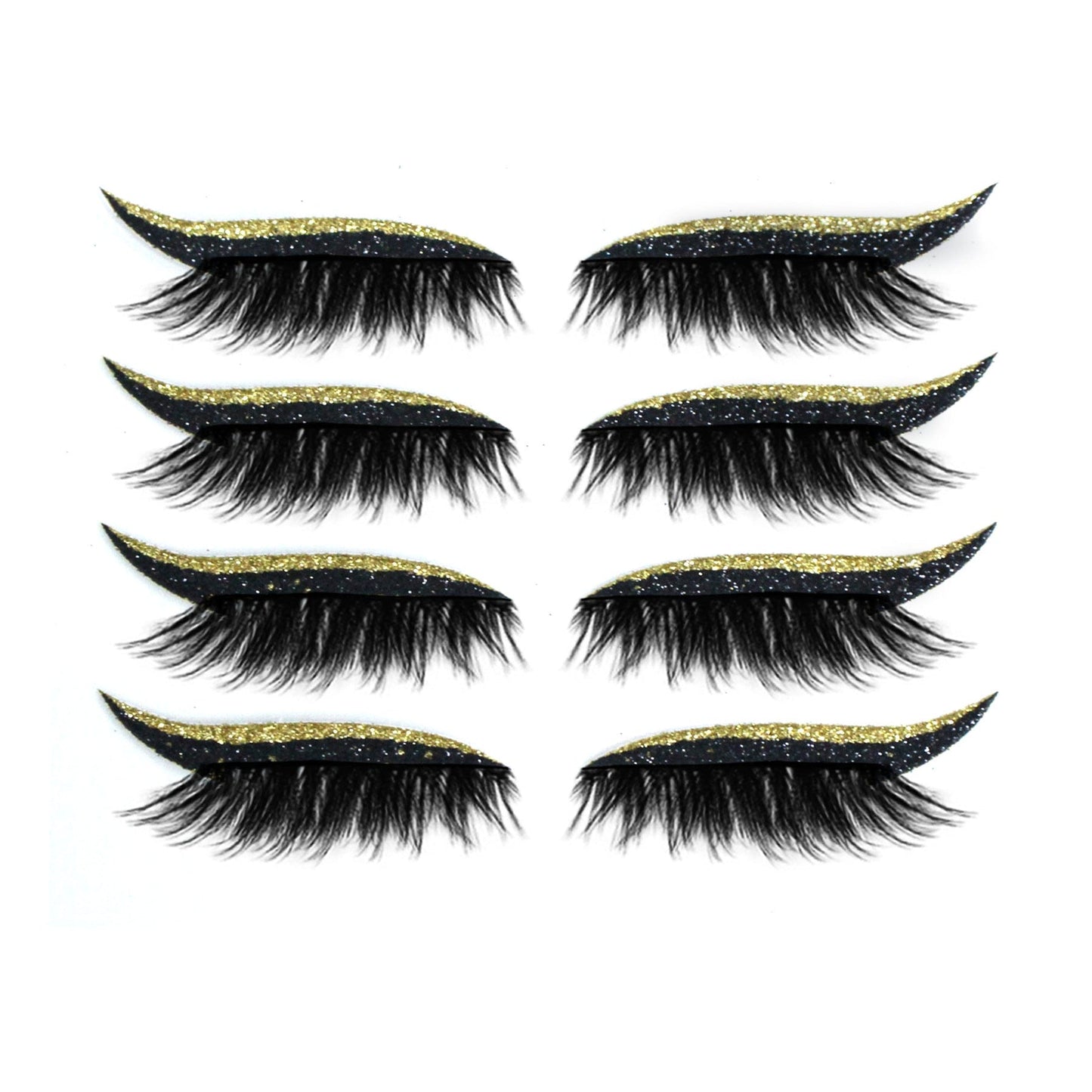 Glams Eyeliner and Eyelash Stickers | 1 + 3 PAIRS FOR FREE