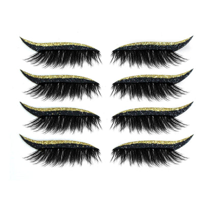 Glams Eyeliner and Eyelash Stickers | 1 + 3 PAIRS FOR FREE